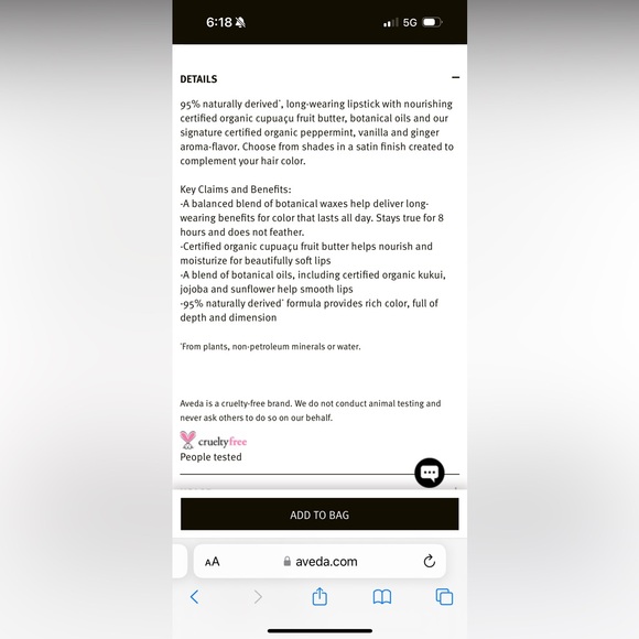 Aveda Feed My Lips - Prickly Pear Full Size - Picture 5 of 5